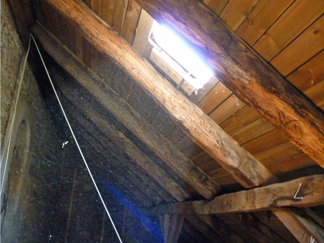 Das Dachgebälk (Foto: Karl-Franz Thiede)